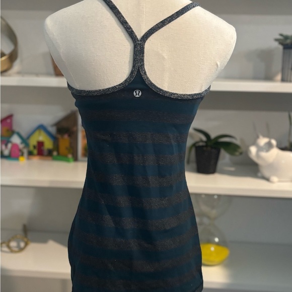 Lululemon Striped Racerback Tank Top‎ - Picture 1 of 5